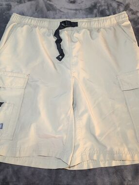 Nike ACG Shorts Mens Medium 32 Brown Cargo Pocket Belted Outdoor Hiking Gorpcore